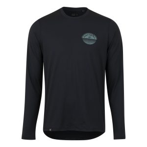Pearl Izumi Men's Midland Graphic Long Sleeve Crew Dawn Patrol Size M